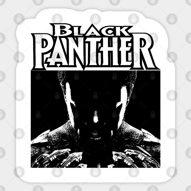 BLACK PANTHER Sticker by peekxel